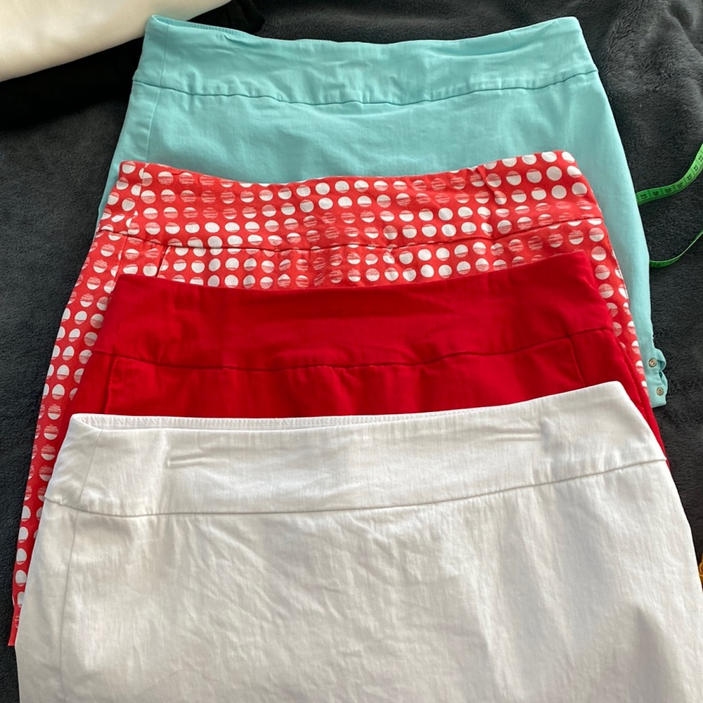 Four Golf Skorts - all 10 P - pictures show measurements.